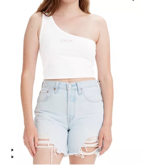 Levis Women's One-Shoulder Tank Top - Picture 6 of 13